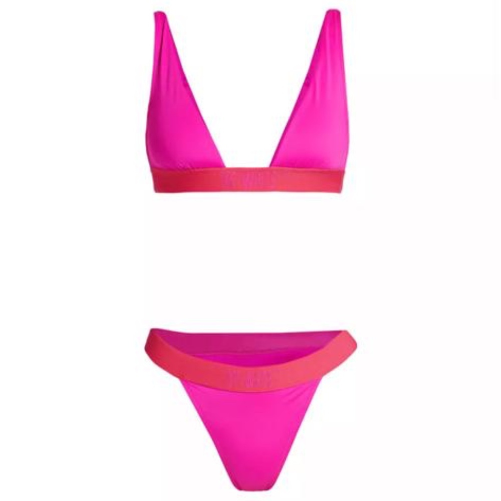 Off-White Condenced Banded Bikini - Picture 8 of 11
